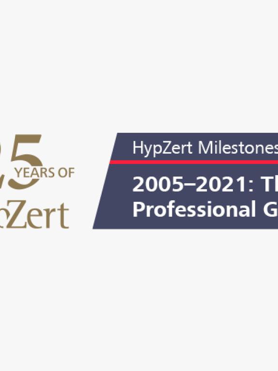2005-2021: The HypZert Professional Groups